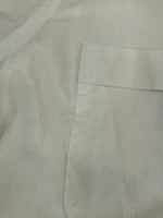 ヒルトン Hilton 50's～60's 50年代後半〜60年代初期 黒タグ初期 SINGLE NEEDLE ボウリングシャツ オープンカラー 開襟 刺繍 プリント Vintage ヴィンテージ 半袖シャツ ホワイト Sサイズ 101MT-4168
