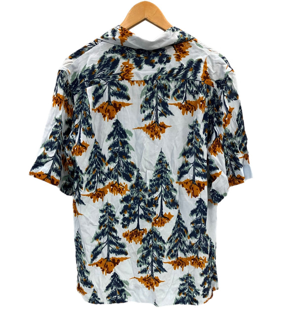 アクネストゥディオズ Acne Studios 19SS Simon Pine Vacation Shirt 開襟シャツ アロハシャツ レーヨン FN-MN-SHIR000034 46 半袖シャツ ブルー 101MT-5396