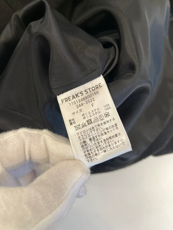 フリークスストア FREAK'S STORE ステンカラーコート コート ビーバー ステンカラーショートコート 1151248900166 ジャケット ブラック フリーサイズ 101LT-181