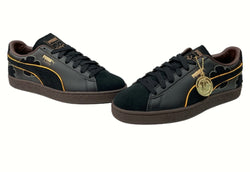 プーマ PUMA 24年製 × ONE PIECE ワン ピース SUEDE 4 スウェード MARSHALL D. TEACH 黒ひげ ローカット 黒 396525-01 メンズ靴 スニーカー ブラック 27cm 104-shoes327