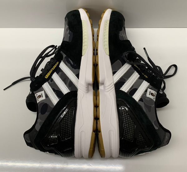 アディダス adidas ア ベイジング エイプ × アンディフィーテッド × アディダス オリジナルス ZX 8000 "ブラック" A BATHING APE®︎ × UNDEFEATED × adidas Originals ZX 8000 "Black" FY8852  メンズ靴 スニーカー ブラック 28cmサイズ 201-shoes964