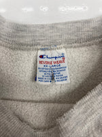 チャンピオン Champion 90s 90年代 刺繍タグ REVERSE WEAVE リバースウィーブ  USA製 HAMILTON カレッジ アーチロゴ 刺繍 ワッペン 灰色 スウェット 刺繍 グレー 2XLサイズ 104MT-2283