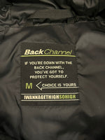 バックチャンネル Back Channel ×NANGA ナンガ HOODED DOWN JACKET ダウンジャケット 黒 ジャケット ブラック Mサイズ 101MT-5118