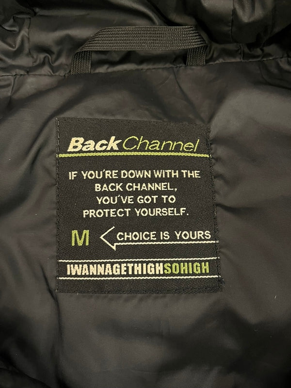 バックチャンネル Back Channel ×NANGA ナンガ HOODED DOWN JACKET ダウンジャケット 黒 ジャケット ブラック Mサイズ 101MT-5118