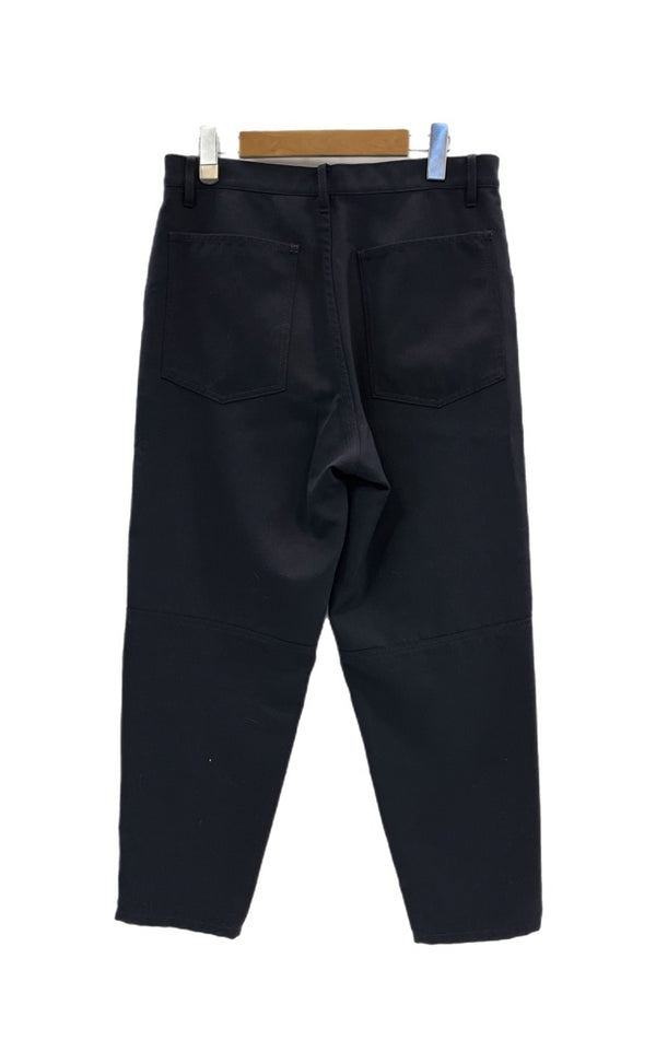 コムデギャルソン COMME des GARCONS COMME des GARCONS SHIRT フランス製 切り替えダブルニー ウールパンツ 紺 S20160 スラックス ネイビー XS 101MB-767