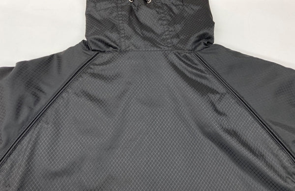 ステューシー STUSSY OLD ZIP HOODIE NYLON JACKET ジップ フーディ ナイロン ジャケット 黒 ジャケット ワンポイント ブラック Lサイズ 104MT-1921