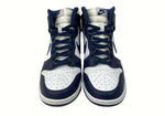 ナイキ NIKE 21年製 DUNK HI RETRO Championship Navy ダンク ハイ レトロ チャンピオンシップ ネイビー 白 紺 DD1399-104 メンズ靴 スニーカー ホワイト 27cm 104-shoes617