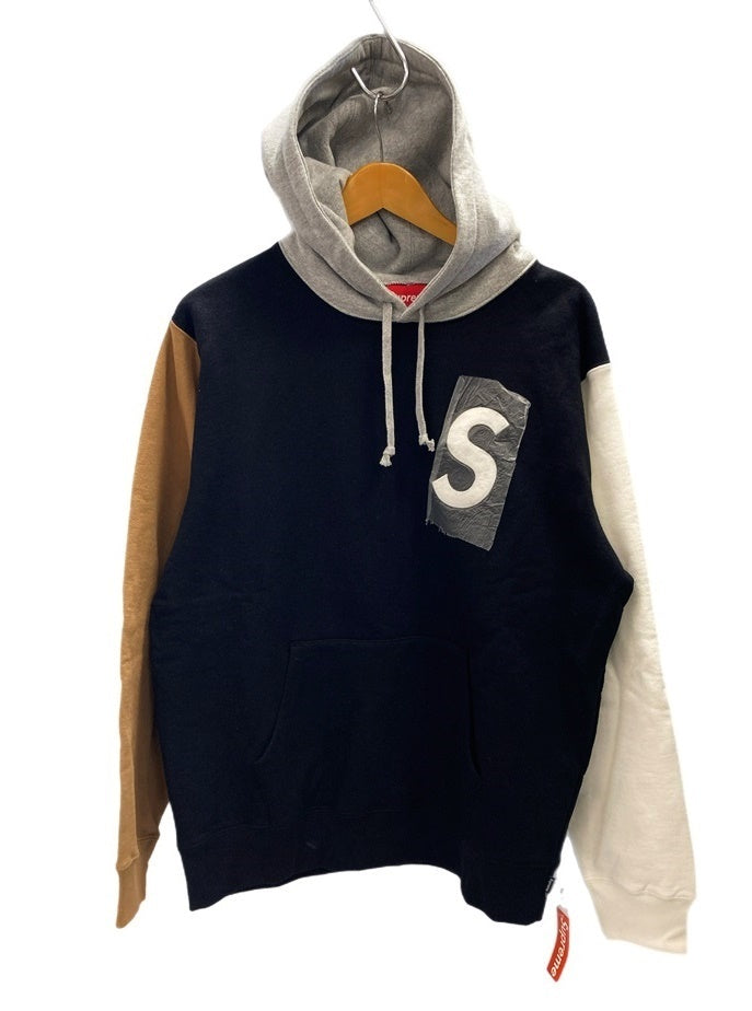 シュプリーム SUPREME S Logo Colorblocked Hooded Sweatshirt SS19 ...