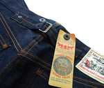 リーバイス Levi's 201 No.2 DENIM DEAD STOCK デッドストック 1920年モデル 復刻 555 バレンシア 工場 99年製 LVC リネンパッチ 青耳 20201-0020 デニム ブルー W33L36 103MB-598