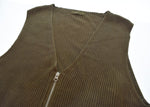 ワイズ Y's Y’s for men 90年代 ジップベスト 茶タグ ベスト ブラウン 103MT-3367