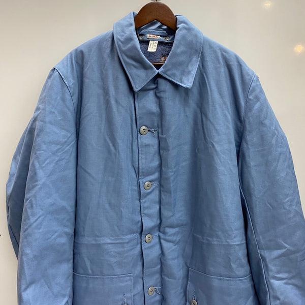 【曜日割引対象外】 ミリタリー MILITARY 80's スウェーデン軍 M59 ボアライナー付き コート ブルー C52サイズ 201MT-4658 VB