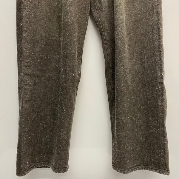 【曜日割引対象外】 ゴールド GOLD RECYCLED WASTE SUVIN COTTON YARN デニムパンツ GL42407A デニム ブラウン Mサイズ 201MB-965 VB