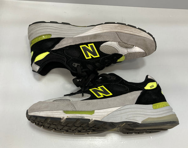 ニューバランス new balance 992 MADE IN USA Black Grey Volt グレー/ブラック/ボルト M992TQ メンズ靴 スニーカー 28.5cm 101-shoes1671