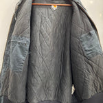 【曜日割引対象外】 カーハート Carhartt USA製 アクティブジャケット ダック ジャケット ブラック 4XLサイズ 201MT-4606 VB