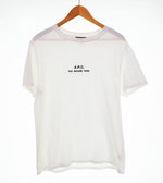 アーペーセー A.P.C. 刺繍 ロゴ Tシャツ embroidery logo tee A.P.C. RUE MADAME PARIS 4114323 Tシャツ ホワイト Lサイズ 103MT-3100