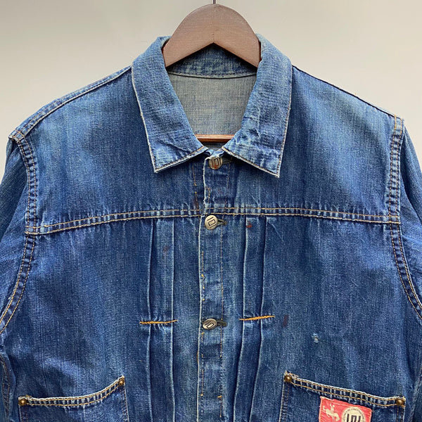 【曜日割引対象外】 ヴィンテージ vintage 40's MONTGOMERY WARD 101 DENIM JACKET ジャケット ブルー 201MT-3679 VB