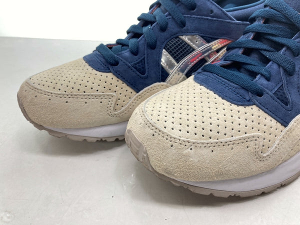 アシックス asics 23年製 × Concepts コンセプツ Gel-Lyte 5 Libertea ゲル ライト リバティー ローカット シューズ 白 赤 紺 1201A943-100 メンズ靴 スニーカー マルチカラー 27.5cm 104-shoes505