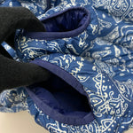 シュプリーム SUPREME FW22 Blue Paisley Micro Down Half Zip Hooded Pullover Jacket ジャケット ブルー Mサイズ 201MT-3667