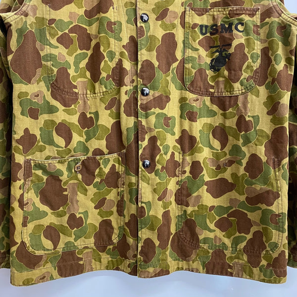 【曜日割引対象外】 バズリクソンズ BUZZ RICKSON'S USMC M-1944 CAMOUFLAGE UTILITY JACKET リバーシブル BR12944 ジャケット マルチカラー 36サイズ 201MT-3863 VB