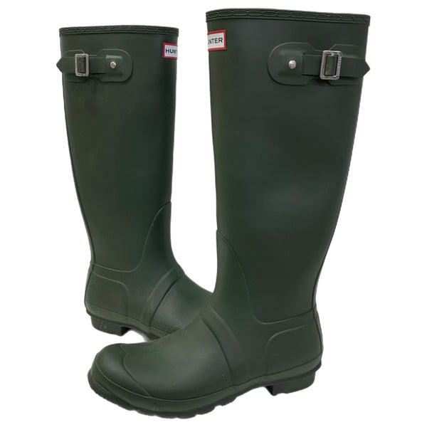 ハンター HUNTER 長靴 W23499 レディース靴 ブーツ その他 グリーン 8サイズ 201-shoes1417