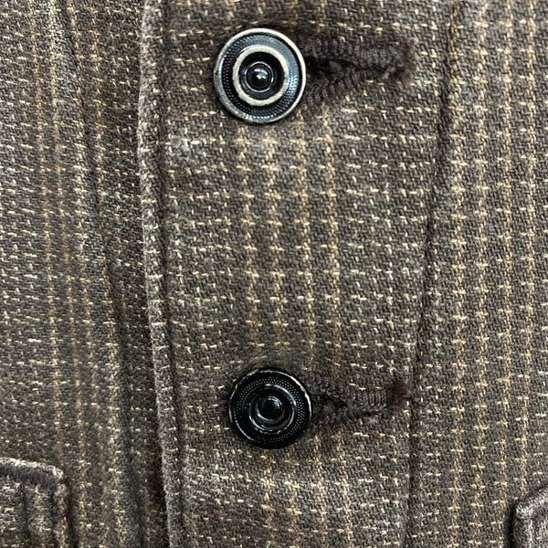 シュガーケーン SUGAR CANE ジレベスト ベスト ブラウン 38サイズ 201MT-4224