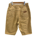 ヴィンテージ vintage 60's 60年代 BLUE BELL MAVERICK ブルーベル マーベリック レザーパッチ GRIPPER ZIPPER カラーデニム ショーツ ハーフパンツ ベージュ 101MB-681