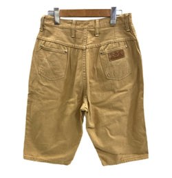 ヴィンテージ vintage 60's 60年代 BLUE BELL MAVERICK ブルーベル マーベリック レザーパッチ GRIPPER ZIPPER カラーデニム ショーツ ハーフパンツ ベージュ 101MB-681