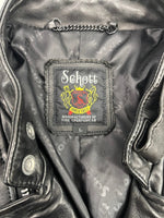 ショット SCHOTT DOUBLE BREST RIDERS JACKET ダブルブレストライダースジャケット 羊皮 本革 レザージャケット 黒 3181067 ジャケット ブラック Lサイズ 101MT-5272