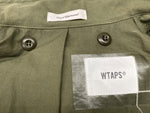 ダブルタップス WTAPS WMILL-65/JACKET. NYCO.SATIN BRDT-JKM01 ミリタリージャケット オリーブ 緑 SIZE 01 ジャケット 無地 カーキ 104MT-1619
