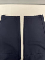 コムデギャルソン COMME des GARCONS COMME des GARCONS SHIRT フランス製 切り替えダブルニー ウールパンツ 紺 S20160 スラックス ネイビー XS 101MB-767