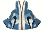 ナイキ NIKE 24年製 AIR JORDAN 1 RETRO HIGH OG DENIM エア ジョーダン レトロ ハイ デニム AJ1 青 FQ2947-100 メンズ靴 スニーカー ブルー 26cm 104-shoes498