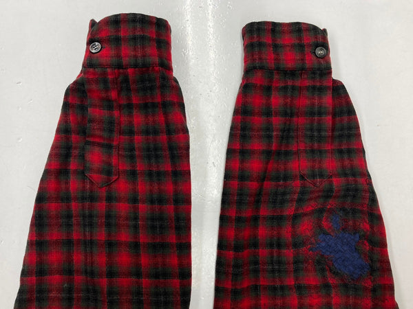 ペンドルトン PENDLETON 50's 50年代 Vintage ヴィンテージ ボードシャツ 開襟 オープンカラー ウールシャツ 赤 緑 黒 長袖シャツ チェック マルチカラー Mサイズ 104MT-1308