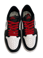 NIKE AIR JORDAN 1 RETRO LOW OG BLACK TOE ナイキ エア ジョーダン 1 ロー オリジナル つま黒 ブラックトゥ 赤・白・黒 CZ0790-106 メンズ靴 スニーカー ホワイト 26.5cm 101sh-2177
