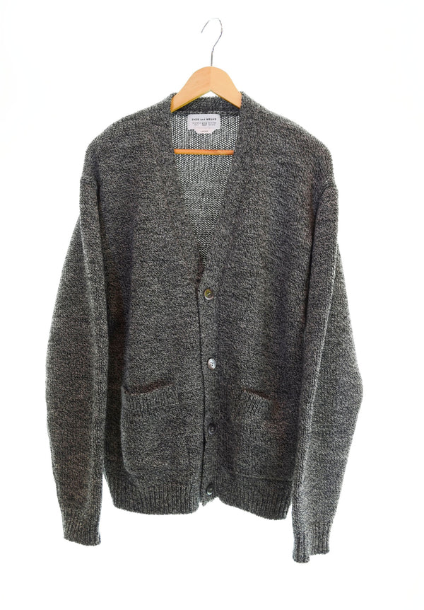 エンズアンドミーンズ ENDS and MEANS Wool Cardigan ウール カーディガン 黒 カーディガン ブラック Lサイズ 103MT-1414