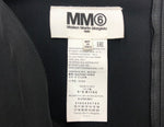 エムエムシックス MM6 メゾンマルジェラ Maison Margiela 15AW ノースリーブ ひざ丈 変形 デザイン イタリア製 BLACK 黒 S52CT0097 S43958 ワンピース 無地 ブラック SIZE38 104LT-105