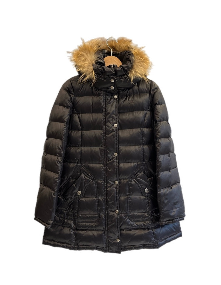 バーバリー Burberry BLUELABEL ブルーレーベル ダウンコート フード