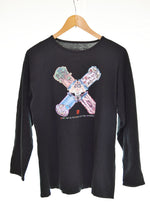 US US古着 90s 大友克洋Tシャツ NTT infosphere 長袖Tシャツ ロンT ブラック 103MT-3004