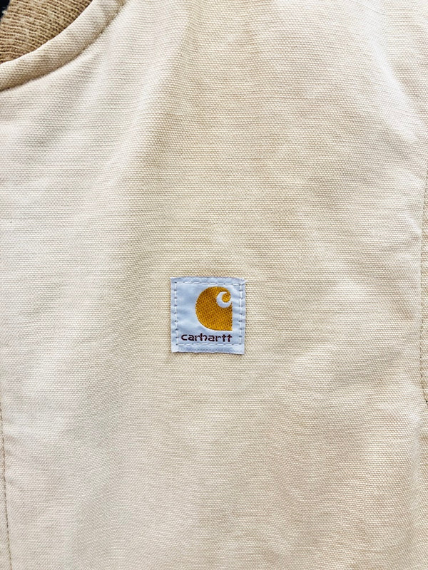 カーハート Carhartt USA製 中綿ベスト 腰ゴム ベスト ベージュ 101MT-2826