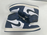 ジョーダン JORDAN Nike Air Jordan 1 Retro High OG Midnight Navy ナイキ エアジョーダン1 レトロ ハイ OG ミッドナイトネイビー DZ5485-401 メンズ靴 スニーカー ホワイト 27.5cm 101sh-1939