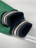 チャップス CHAPS 80s 90s VARSITY JACKET バーシティ ジャケット スタジャン ボタン ワッペン Ralph Lauren アウター 紫 緑 ジャケット ロゴ パープル Mサイズ 104MT-2202