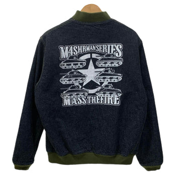 ヒューストン HOUSTON ドゥニーム Denime コラボ デニム 50807 ジャケット ネイビー 40Rサイズ 201MT-4876