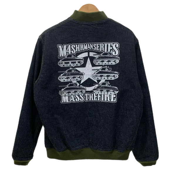 ヒューストン HOUSTON ドゥニーム Denime コラボ デニム 50807 ジャケット ネイビー 40Rサイズ 201MT-4876