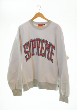 シュプリーム SUPREME 23AW Inside Out Crewneck インサイドアウト クルーネック スウェットシャツ 白 スウェット ホワイト Lサイズ 103MT-1522