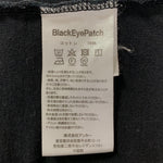 ブラックアイパッチ BlackEyePatch ラインストーン 取扱注意 Tシャツ ブラック Lサイズ 201MT-4095