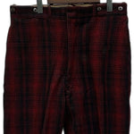 【曜日割引対象外】 ウールリッチ WOOLRICH 30’s 30s 30年代 黒羊タグ パンツ ボトムスその他 レッド W35サイズ 201MB-818 VB