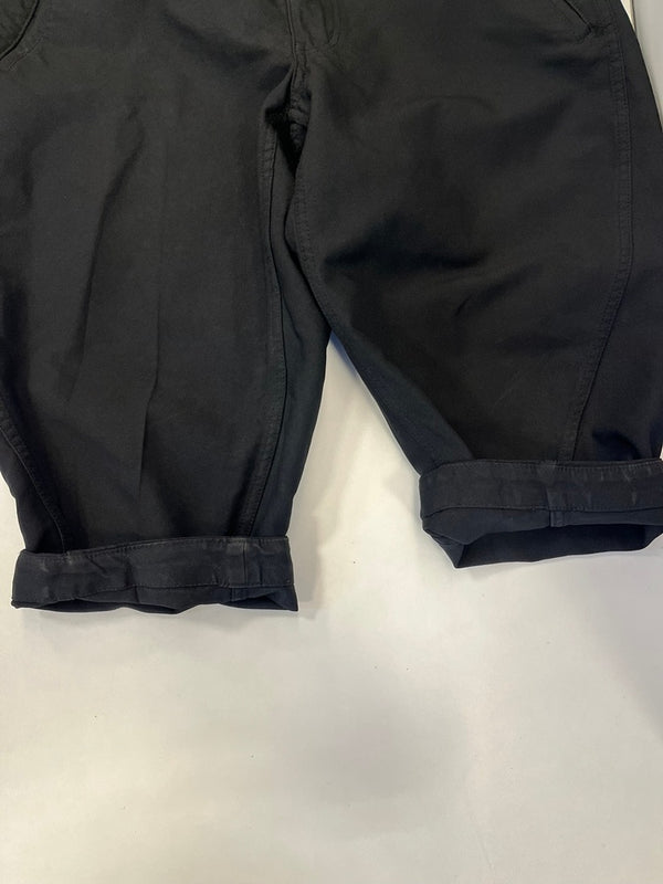 コムデギャルソン COMME des GARCONS HOMME PLUS オム プリュス  ポリ縮絨ショートパンツ 黒 ハーフパンツ ブラック SSサイズ XS 101MB-740