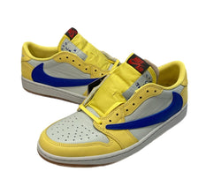 ジョーダン JORDAN Travis Scott × Nike Women's Air Jordan 1 Retro Low OG Canary トラヴィススコット × ナイキ ウィメンズ エアジョーダン1 レトロ ロー OG カナリー DZ4137-700 メンズ靴 スニーカー イエロー 28.5cm 101-shoes1757