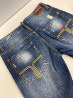 ディースクエアード DSQUARED2 ダメージ加工ジーンズ  デニム ブルー サイズ48 101MB-554