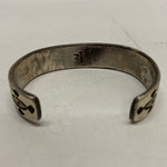 【曜日割引対象外】 【中古】インディアンジュエリー INDIAN JEWELRY ホピ族 JJ 刻印 メンズジュエリー・アクセサリー バングル シルバー 201goods-675 VB