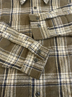 ラディアル RADIALL Lo-N-Slo C.P.O. SHIRT L/S チェックシャツ ネルシャツ オリーブカラー RAD-24AW-SH004 長袖シャツ マルチカラー Lサイズ 101MT-5145